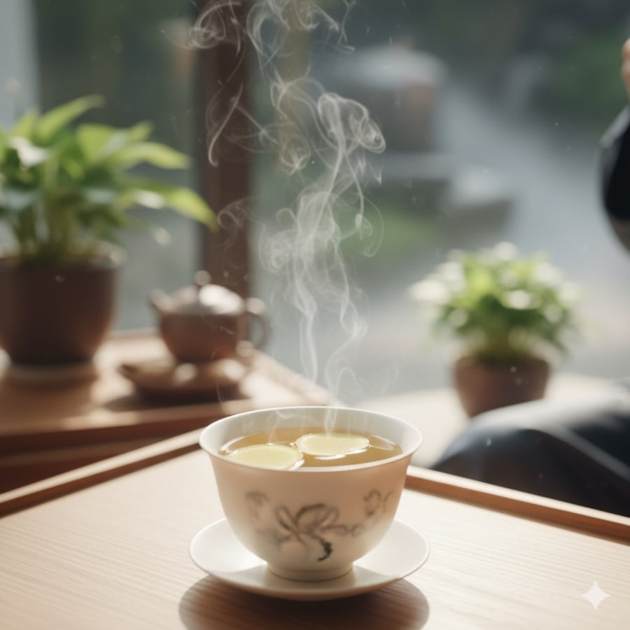 Trà gừng ấm thường được nhiều người duy trì như một thói quen đơn giản giúp cơ thể dễ chịu và thư giãn hơn mỗi ngày.