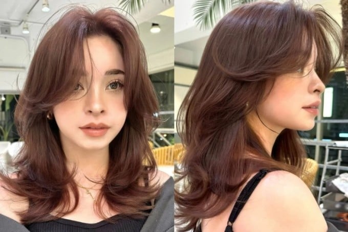 Dù theo đuổi vẻ ngoài dịu dàng hay cá tính, tóc xoăn layer vẫn giữ được nét tự nhiên và không quá nặng nề. 