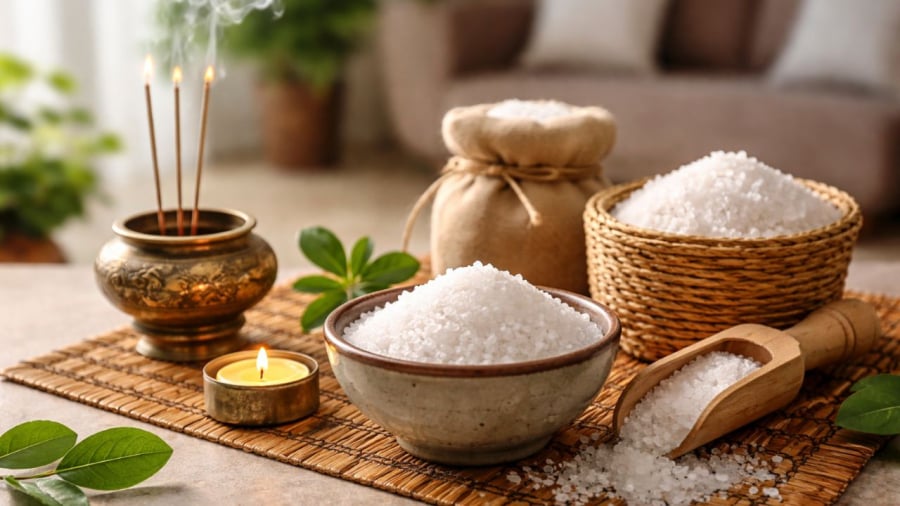 Người xưa thường dùng muối để trừ tà giải xui