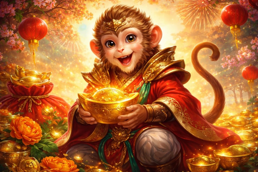 Tết này, tuổi Thân có thể bước vào giai đoạn sung túc, dư dả, không còn lo thiếu hụt.