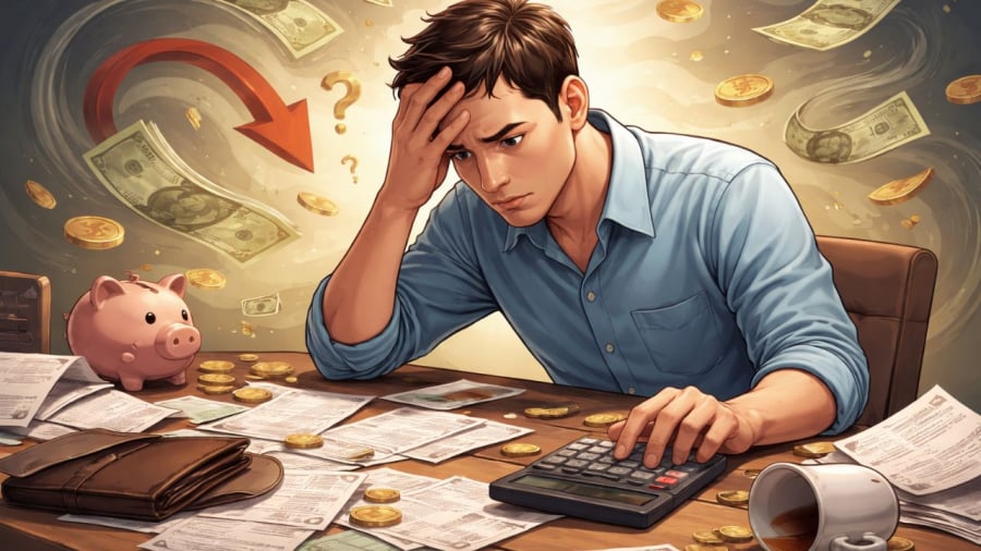 Khi quá lo lắng về tiền, chúng ta thường có những quyết định sai
