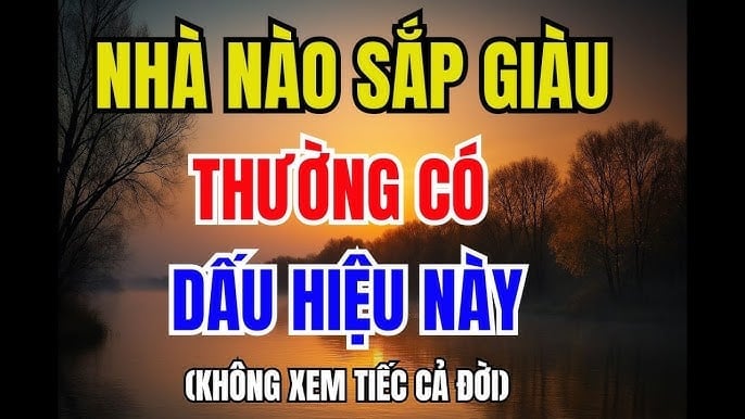 Dấu hiệu ngôi nhà sắp phát tài