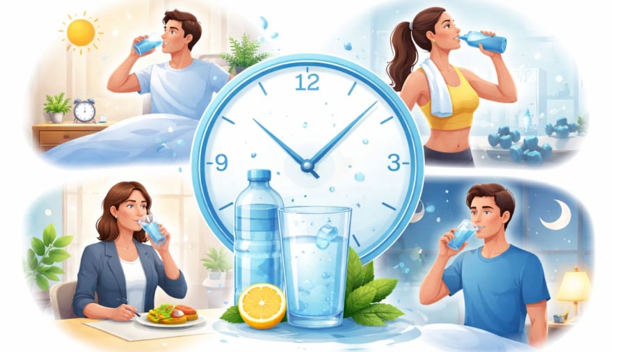 Uống nước đúng khung giờ còn giúp mang lại nhiều lợi ích cho cơ thể hơn bạn tưởng