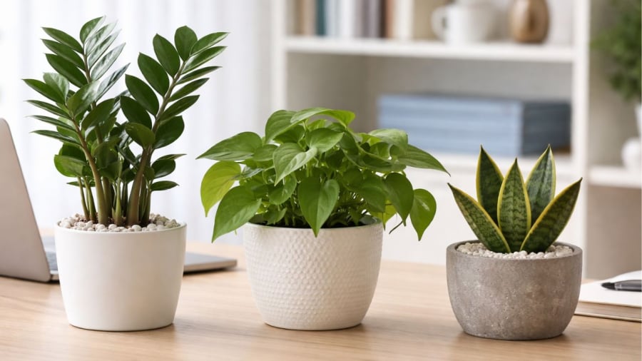 Cây cảnh thích hợp tại bàn làm việc có thể mang lại phong thuỷ tốt