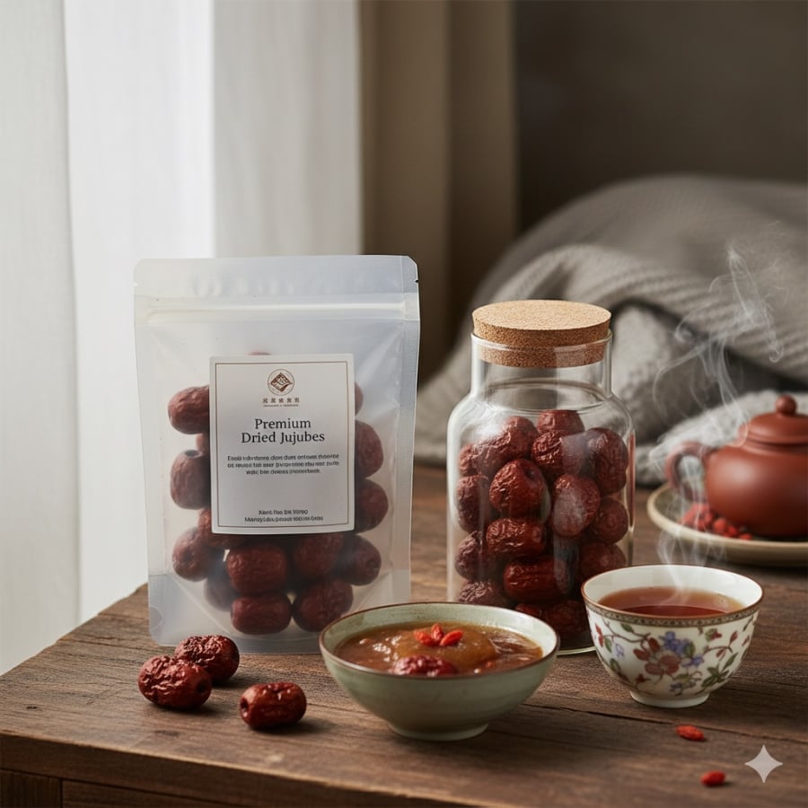 Phiên bản sấy khô được ưa chuộng nhờ dễ bảo quản, có thể dùng pha trà, nấu chè hoặc chế biến món hầm quanh năm.