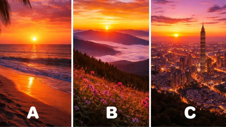 Bạn chọn ánh hoàng hôn nào?