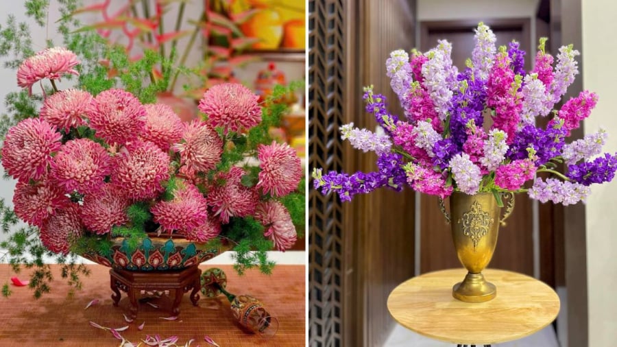 Để cắm hoa Tết tươi lâu, bạn cũng cần có những bí quyết riêng.
