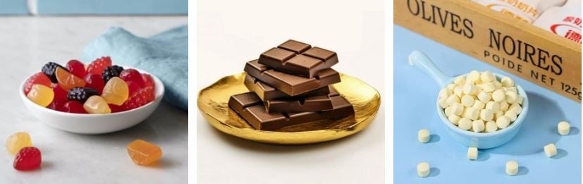 Hãy chọn món kẹo bạn muốn ăn nhé!