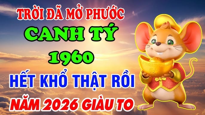 Tuổi Tý là con giáp có phúc khí dày, sống nhân hậu và dễ được yêu mến. Mùng 1 sớm mai, vận may của tuổi Tý đến từ sự hài hòa trong gia đình. Không khí ấm áp, thuận hòa chính là nền tảng thu hút tài lộc.