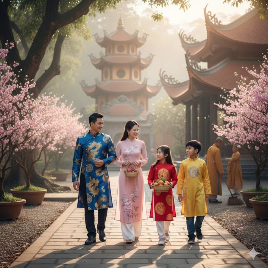 Đi lễ đầu năm là thói quen quen thuộc của nhiều gia đình Việt, với mong muốn cầu bình an và khởi đầu suôn sẻ cho năm Bính Ngọ.