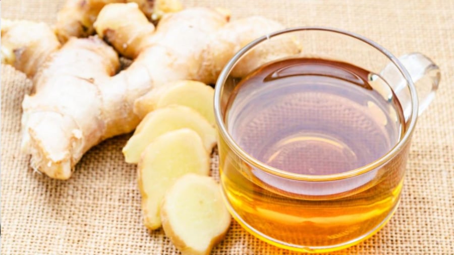Trà gừng chứa nhiều dưỡng chất có tác dụng mở rộng mạch máu não, ngăn ngừa nguy cơ thiếu mão não.