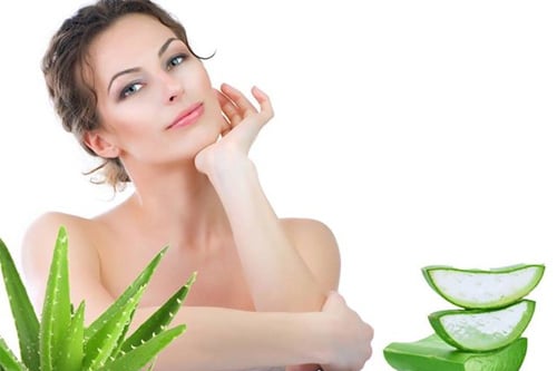 Sử dụng gel lô hội trộn cùng glycerin và thoa một lớp mỏng lên da sạch vào buổi tối có thể giúp cải thiện tình trạng khô ráp