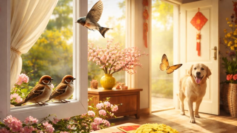 5 con vật đến nhà đầu năm có lộc, cuối năm Tiền về