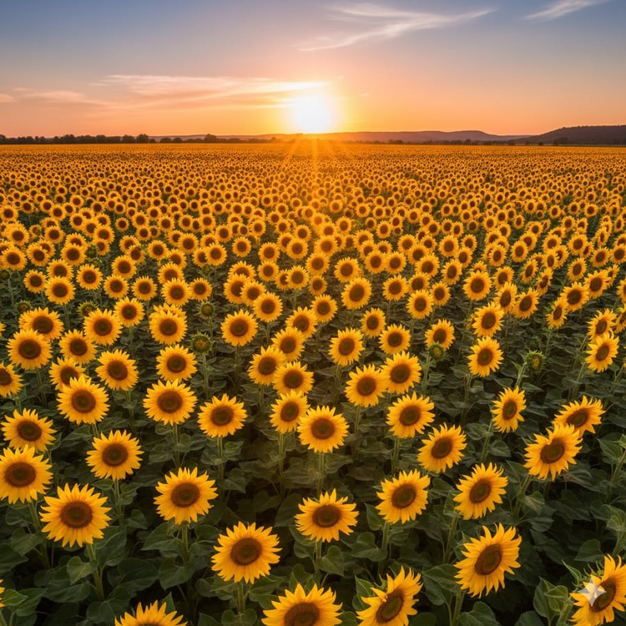 Hoa hướng dương đại diện cho gu chọn người yêu đề cao sự ổn định và lạc quan.