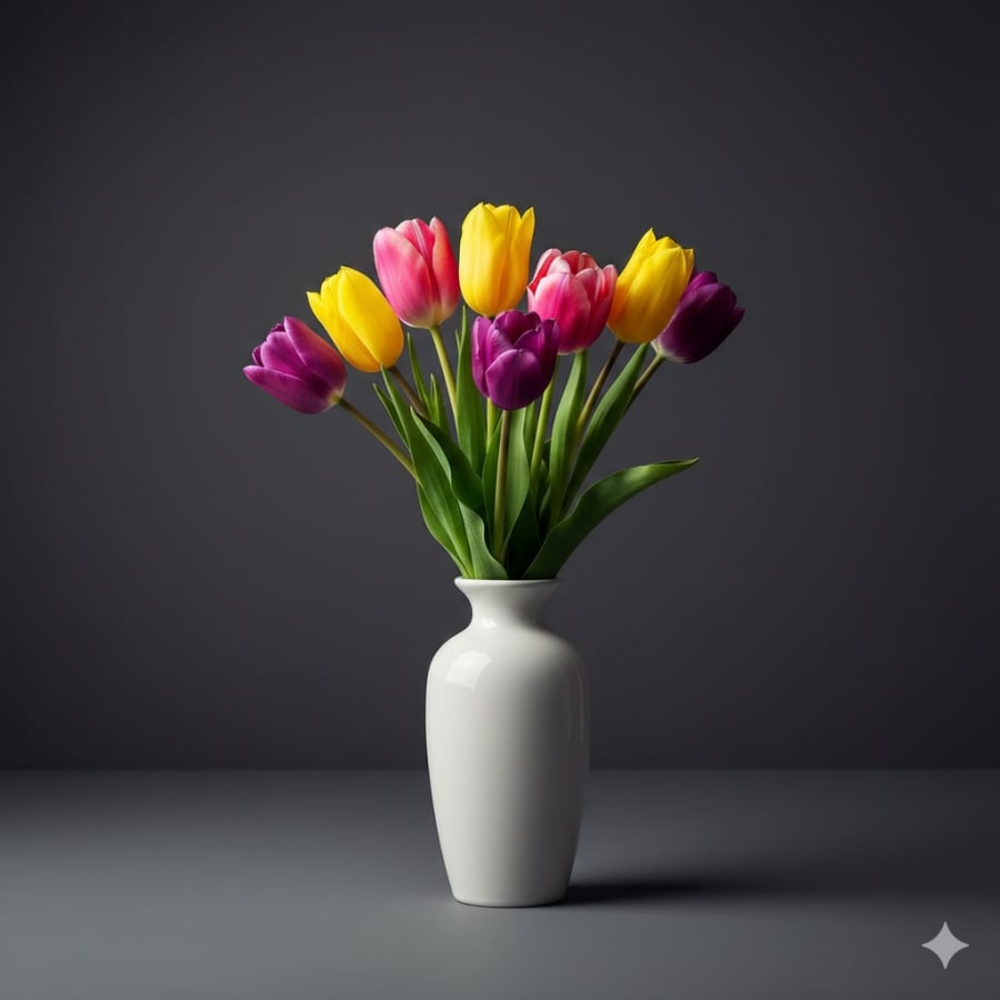 Tulip thể hiện gu chọn người yêu đề cao cá tính riêng và sự mới mẻ.