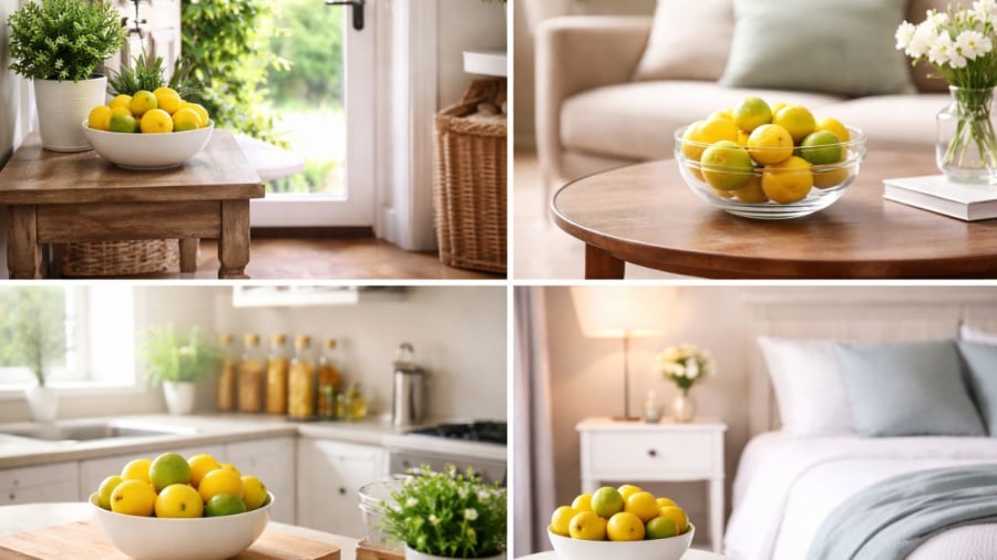 Đặt quả chanh đúng chỗ giúp hoá giải năng lượng xấu