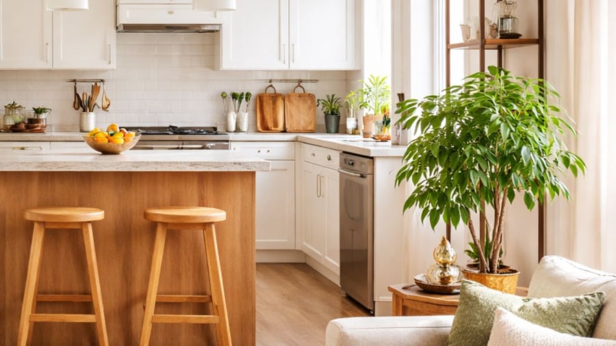 Hãy giữ bếp khô ráo sạch sẽ gọn gàng để giữ tài lộc