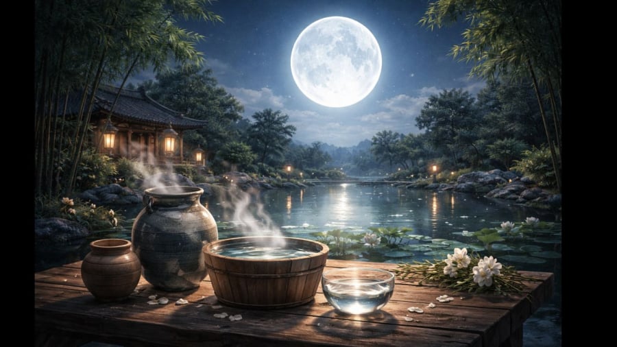 Ánh trăng được xem là mang năng lượng thanh sạch