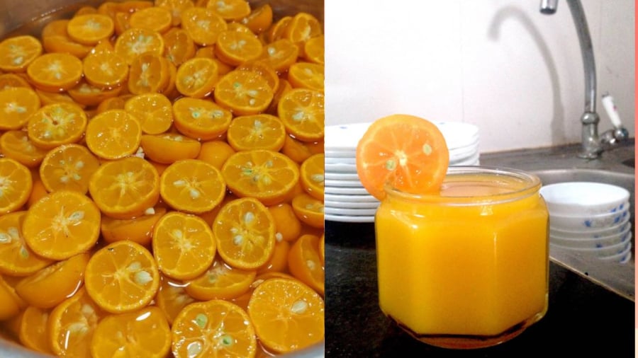 Bạn có thể tận dụng quất cảnh chơi Tết để làm nước rửa bát.