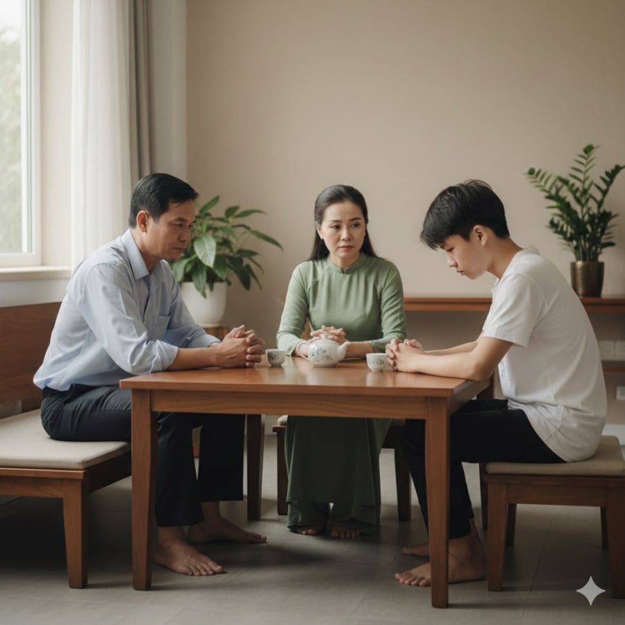 Lắng nghe và đồng hành kịp thời giúp cha mẹ điều chỉnh khi nhận thấy dấu hiệu trẻ sa sút.