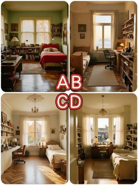 Chọn không gian phòng bạn muốn ở nhé!