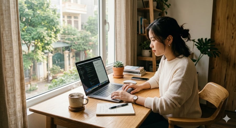 Giữa buổi sáng (9h30–11h30) là khung giờ vàng uống cà phê giúp duy trì sự tỉnh táo tự nhiên.