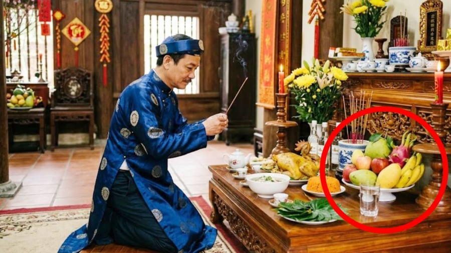 Gia chủ nên tránh đặt các loại quả chín nẫu, giập nát.