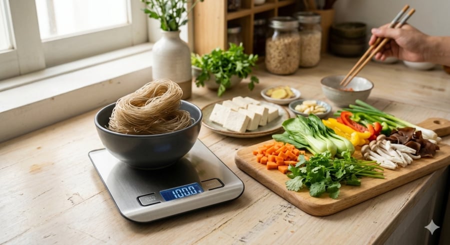 Kiểm soát khẩu phần miến là yếu tố quan trọng để ổn định đường huyết.