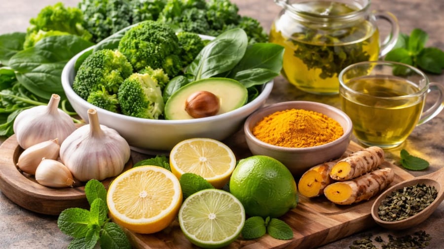 Nhiều thực phẩm tự nhiên hỗ trợ giải độc gan