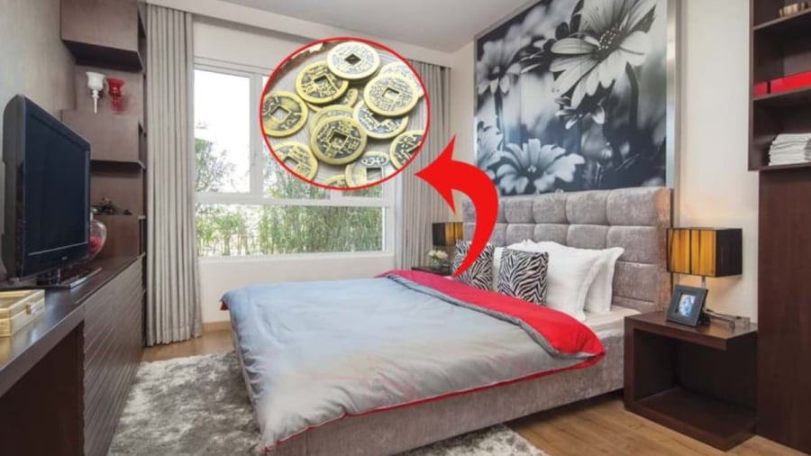 3 vật đặt ở đầu giường, Phúc Lộc tự đến, Tiền Tài vào tận cửa 19 Đặt đồng xu ở đầu giường được xem là hành động thu hút may mắn, tài lộc vào nhà.