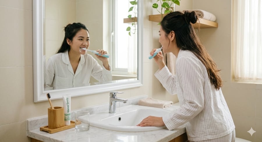 Đánh răng đúng cách và đúng thời điểm quan trọng hơn việc chỉ quan tâm đến thứ tự trước – sau.