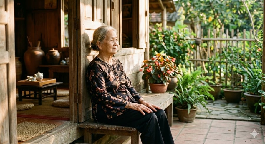 Tuổi già an nhiên bắt đầu từ sự điềm đạm trong lời nói và cách ứng xử mỗi ngày.