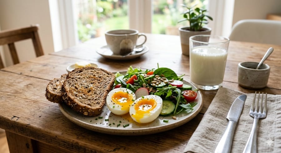 Trứng là thực phẩm giàu dinh dưỡng, có thể nằm trong chế độ ăn lành mạnh nếu được kết hợp hợp lý với rau và ngũ cốc nguyên hạt.