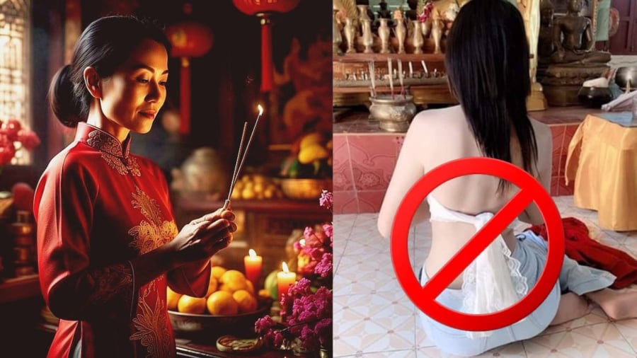 Chùa chiền là nơi thanh tịnh, trang nghiêm, vì vậy trang phục cần kín đáo, lịch sự