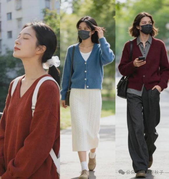 Kiểu phối này không chỉ giúp bộ trang phục trông có chiều sâu mà còn mang lại cảm giác gọn gàng và hiện đại.