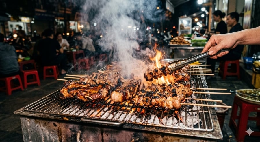 Thịt nướng hoặc chiên ở nhiệt độ cao có thể tạo ra một số hợp chất không có lợi cho sức khỏe nếu tiêu thụ thường xuyên.