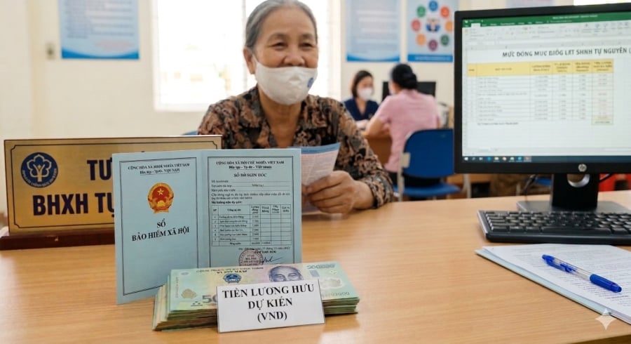 Mức lương hưu từ BHXH tự nguyện phụ thuộc vào thời gian và mức thu nhập lựa chọn để đóng.