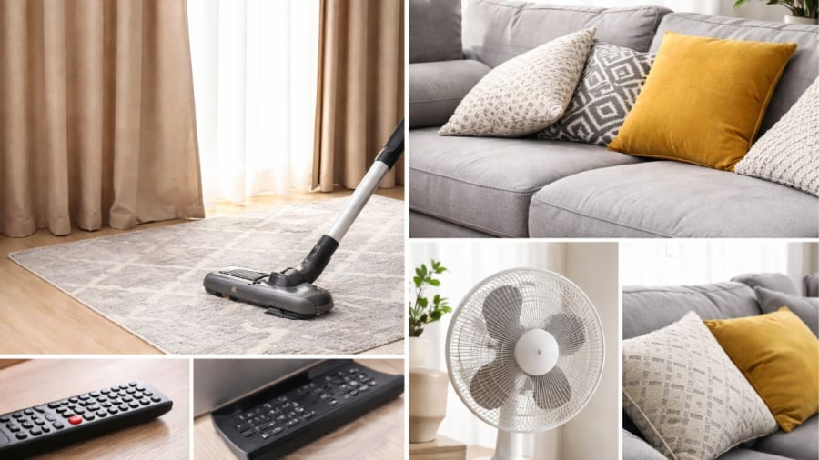 Những món đồ này không dọn dẹp thường xuyên thì tích bụi vào nhà