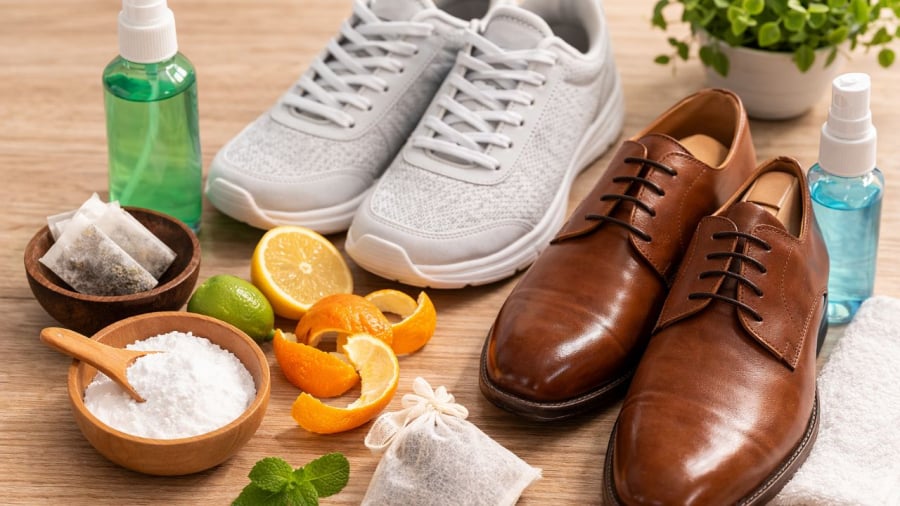 Với những nguyên liệu tự nhiên dễ kiếm này bạn sẽ khử mùi hôi của giày mà không cần giặt