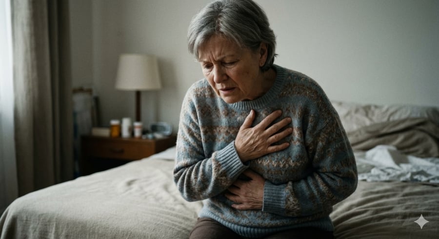 Những dấu hiệu như đau ngực, đau thượng vị kéo dài có thể là tín hiệu cảnh báo sức khỏe cần được kiểm tra sớm.