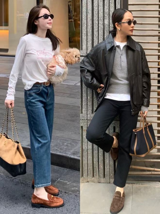 Khi kết hợp với áo thun mỏng hoặc áo len nhẹ, tổng thể bộ đồ mang lại vẻ ngoài đơn giản nhưng tinh tế.