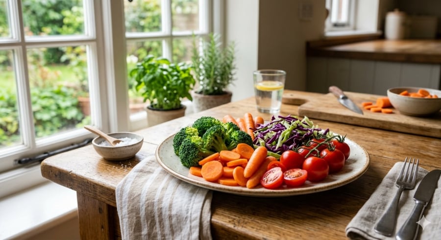 Nhiều loại rau củ quen thuộc trong bữa cơm Việt chứa các hợp chất có lợi cho sức khỏe.