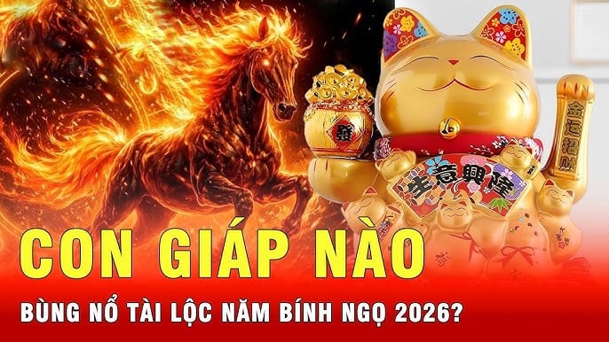 Thánh rót lộc cho, 3 con giáp Tiền chẳng phải lo, Lộc nhiều vô kể