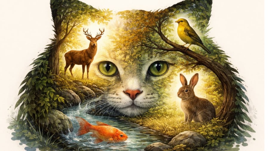 Bạn nhìn thấy con vật nào trước tiên?