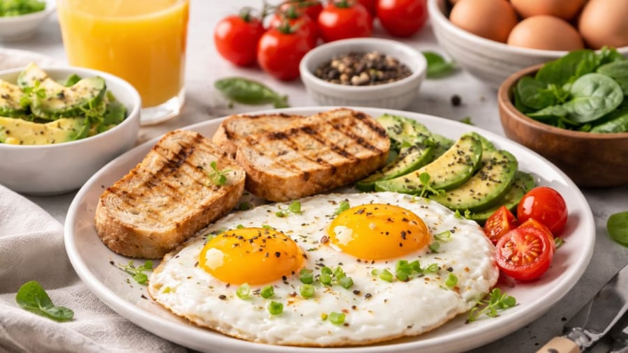 Ăn trứng đúng cách vào buổi sáng mang lại nhiều lợi ích