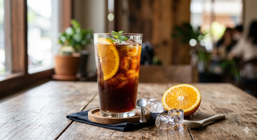 Cà phê ủ lạnh (cold brew) với màu sắc đẹp mắt, đang trở thành xu hướng trên mạng xã hội.