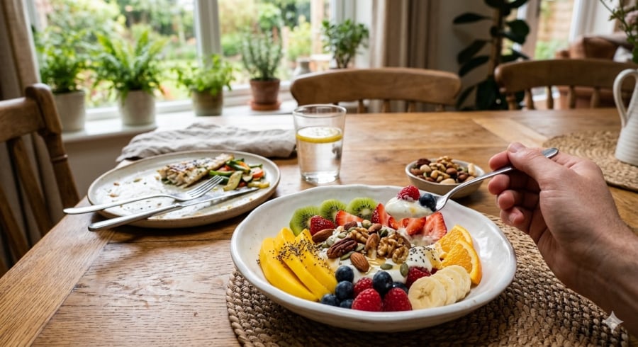 Ăn trái cây đúng thời điểm giúp cơ thể hấp thu dưỡng chất tốt hơn và bảo vệ hệ tiêu hóa.