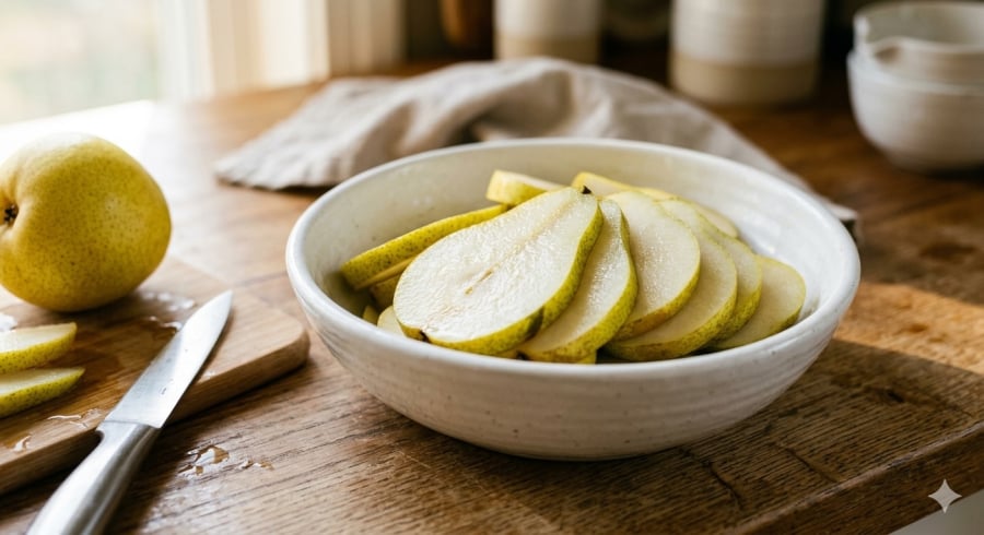 Lê được sơ chế đúng cách giúp đảm bảo an toàn khi sử dụng