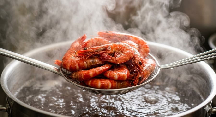 Luộc tôm đừng chỉ cho nước: Thêm thứ này, tôm đỏ au, thơm ngọt gấp đôi 21 Thời điểm vớt tôm chuẩn để giữ độ ngọt và màu sắc