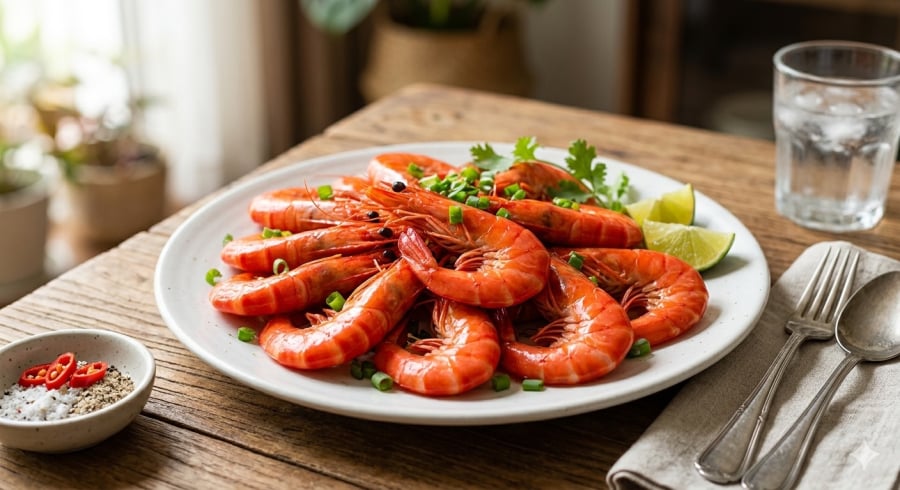 Luộc tôm đừng chỉ cho nước: Thêm thứ này, tôm đỏ au, thơm ngọt gấp đôi 19 Tôm luộc đạt màu đỏ đẹp và giữ độ tươi tự nhiên